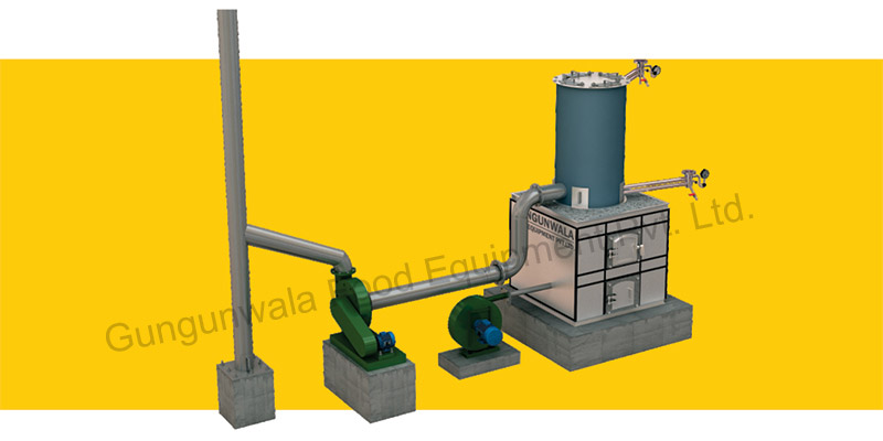 Wooden Based Heat Exchanger with 2 Pass Heating System