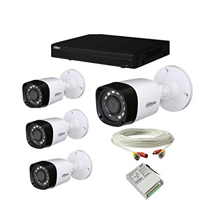 Electric Dahua CCTV Camera, for Bank, Hospital, School, etc, Color : White