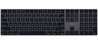 ABS Plastic Keyboard, for Computer, Laptops, Color : Black