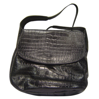 Article No 0804 Black Ladies Leather Sling Bag