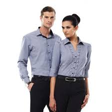 Check Cotton corporate uniform, Size : L, S, XL, XXL