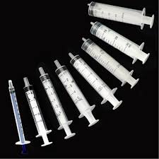 Non Polished Borosilicate Glass Disposable Syringe, for Clinical, Hospital, Laboratory, Size : 0.5ml