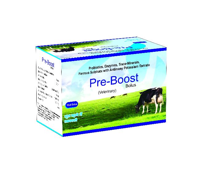 Pre-Boost Bolus Animal Feed Supplement, for Veterinary