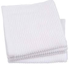 White Dish Cloth, for Cleaning Kitchen Diosh, Feature : Easily Washable, Impeccable Finish, Shrink Resistance