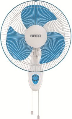 USHA HELIX 400MM PRO HIGH SPEED WALL FAN (WHITE AND BLUE)