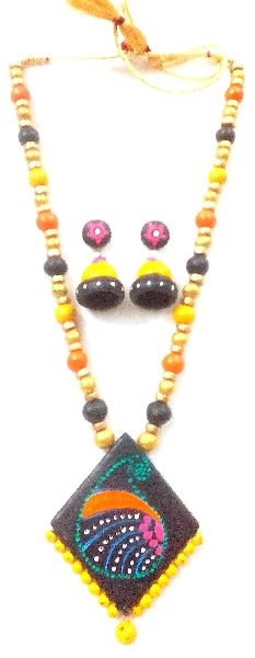 Terracotta Necklace Sets, Size : Customized