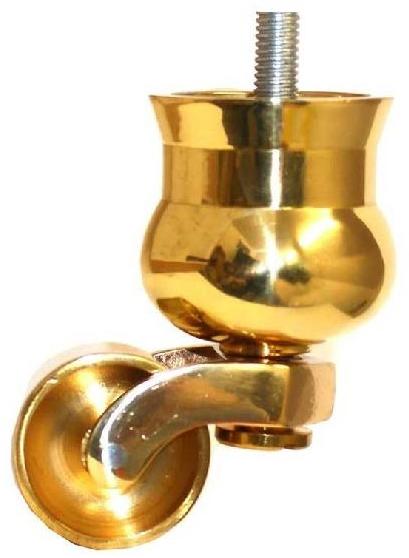 Round Brass Casters, Width : 10-20mm