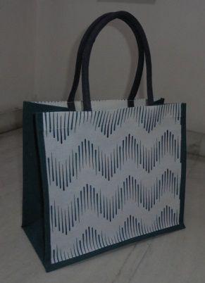 Off white Laminated Juco Bag, Feature : Durable, High Quality