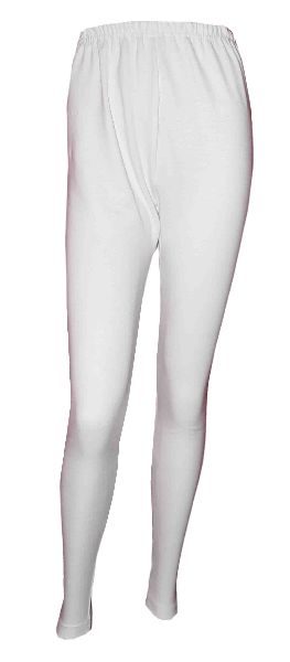 Cotton Girls White School Leggings, Size : M, XL, Pattern : Plain