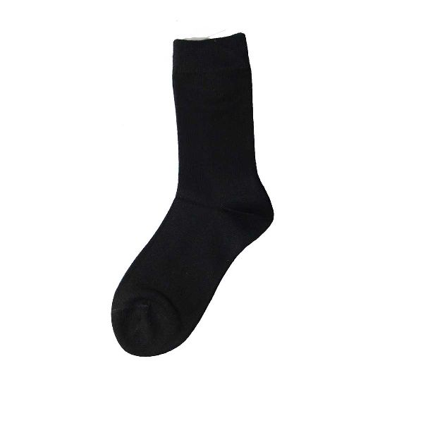 Cotton Black School Socks, Age Group : 10-15years, Pattern : Plain ...