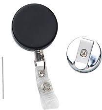 Badge reel, for Holding Cards, Technics : Hand Made