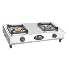 Stainless Steel Two Burner Lpg Stove, for Cooking, Feature : Best Quality, Corrosion Proof, High Efficiency