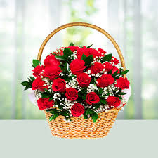 Common 20 Roses Basket, Style : Dried, Fresh