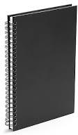 Spiral Notebooks, for Home, Office, School, Cover Material : Leather, Paper, Pvc