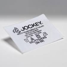 Printed Garments Label, Pattern : Plain