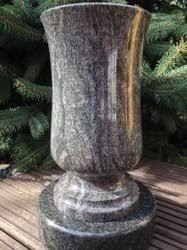Non Polished Granite Flower Pot Stand, for Outdoor Decoration, Plantation, Style : Antique, Modern