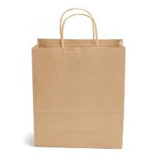 Plain Paper Shopping Bags, Color : Brown, White, Dark Brown