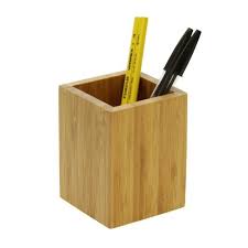 Non Polish Plain WOODEN Pen Holder, Packaging Type : Carton Box, Paper Box