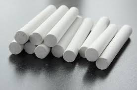 Gypsum Powder Chalk, for Household, Painting, School, Writing, Length : 10cm, 5cm, 6cm, 7cm, 8cm