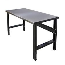 Aluminium Non Polished Plain Work Table, Shape : Rectangular, Round, Square