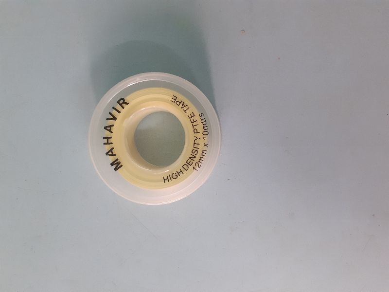 PTFE Mahavir Teflon Tape, for Pipe Sealing, Feature : Heat Resistant, Waterproof