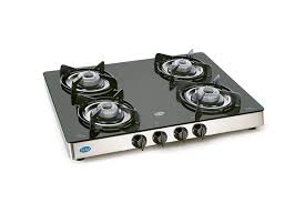 Coated Gas Metal Cook Top Stove, for Home, Hotel, Restaurant, Fuel Type : LPG