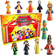 Paper Quilling - Finger Puppets, for Personal, Playing, Packaging Type : Bag, Box, Carton, Packet