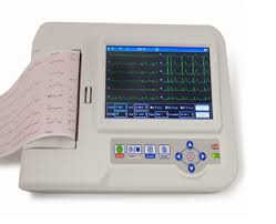 Semi Automatic Electric ECG Machine, for Medical Use, Voltage : 110V