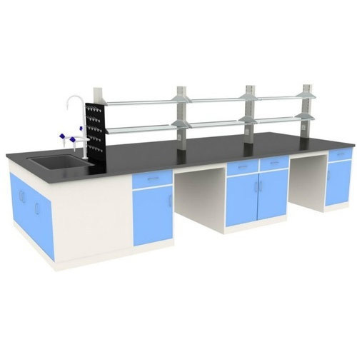 Non Polished Alloy Steel Laboratory Table, Feature : Crack Proof, Fine Finishing, Perfect Shape, Rust Proof