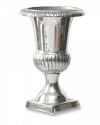 Common Non Polished Iron Flower Vase, for Decoration, Pattern : Printed