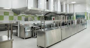 Polished Aluminium Commercial Kitchen Equipment, Variety : Cabinet, Chair, Chimey, Induction, Oven