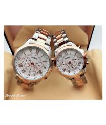 Copper Couple Watch, Display Type : Analog
