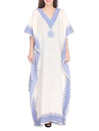 Cotton Kaftan, Technics : Attractive Pattern, Beaded, Embroidered, Handloom, Washed, Yarn Dyed