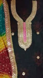 Chanderi Gotta Patti Suit Dupatta, Occasion : Daily Wear, Festive Wear, Formal Wear, Party Wear, Wedding Wear