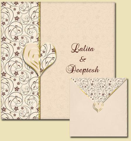 Printed Butter Paper wedding card, Packaging Type : Plastic Packet