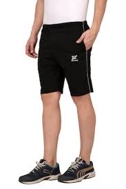 Checked Cotton Sports Shorts, Size : L, M