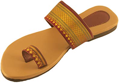 Leather ladies chappal, Lining Material : Cotton Fabric, PU