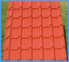 colour coated tiles