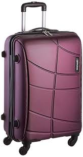 American Tourister Rectangular Plastic Trolley Bag, for Travelling, Pattern : Plain, Printed