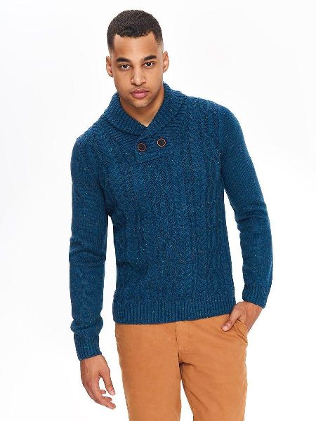 Plain Wool mens sweater, Size : XL, XXL