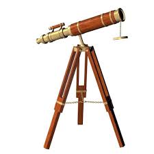 Non Polished Brass Antique Telescope, for Far View Capture, Magnifie View, Lab, Scietific Use, Sports