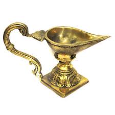 Non Polished Brass Diya, for Home Decor, Pooja, Size : Multisize