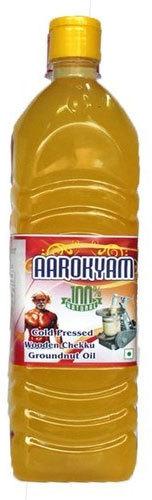 Aarokyam cold pressed groundnut oil, Purity : 99%