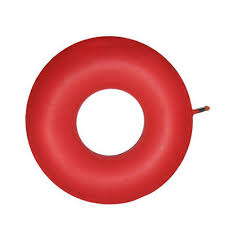 Round Rubber Air Cushion, Color : Red