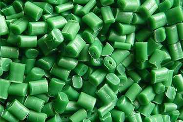 Polypropylene Green Granules, for Ropes, woven fabrics, sacks etc