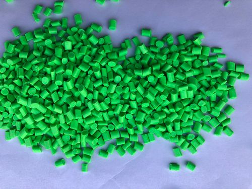 Polypropylene Milky Green Granules, for Ropes, woven fabrics, sacks etc