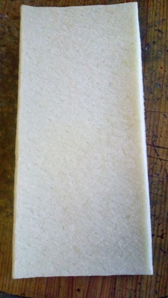 Cream Pale Crepe Rubber