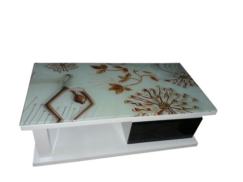 Rectangular Polished Modern Center Table, for Home, Hotel, Pattern : Printed