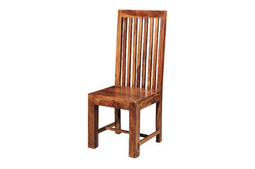 Non Polished Wooden High Back Chair, for Home, Hotel, Office, Pattern : Plain