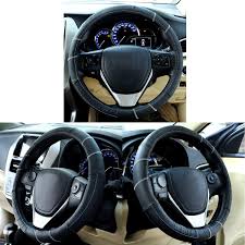 Abstract Leather Car Steering Cover, Size : 10inch, 11inch, 12inch, 13inch